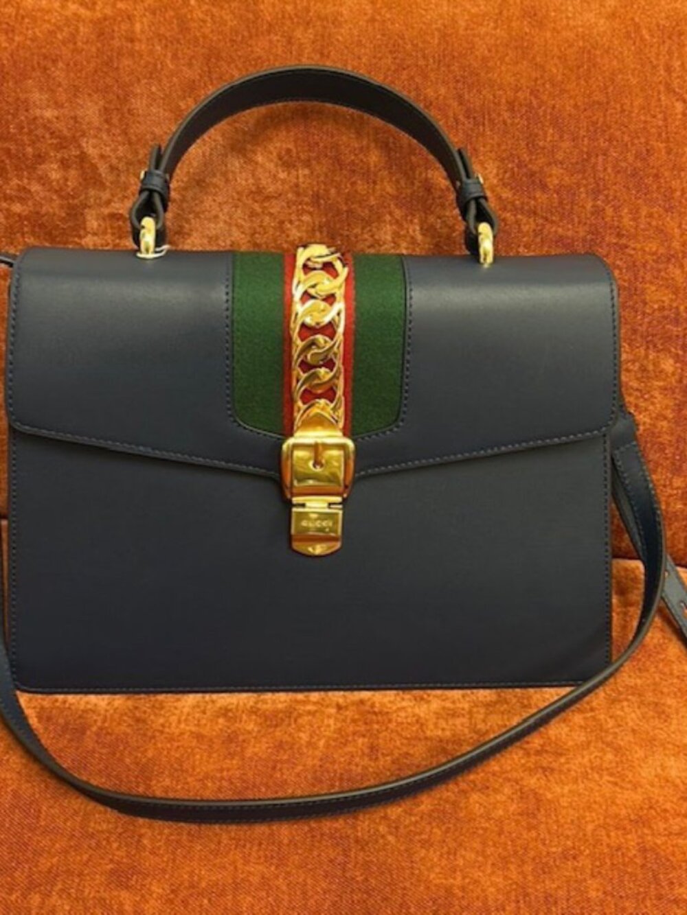 Gucci Sylvie Large Top Handle Bag